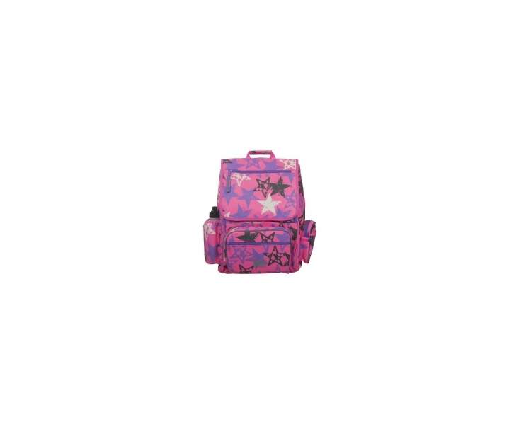 Ticket to Heaven - Junior Schoolbag - Neon pink star (10053-3150-005)