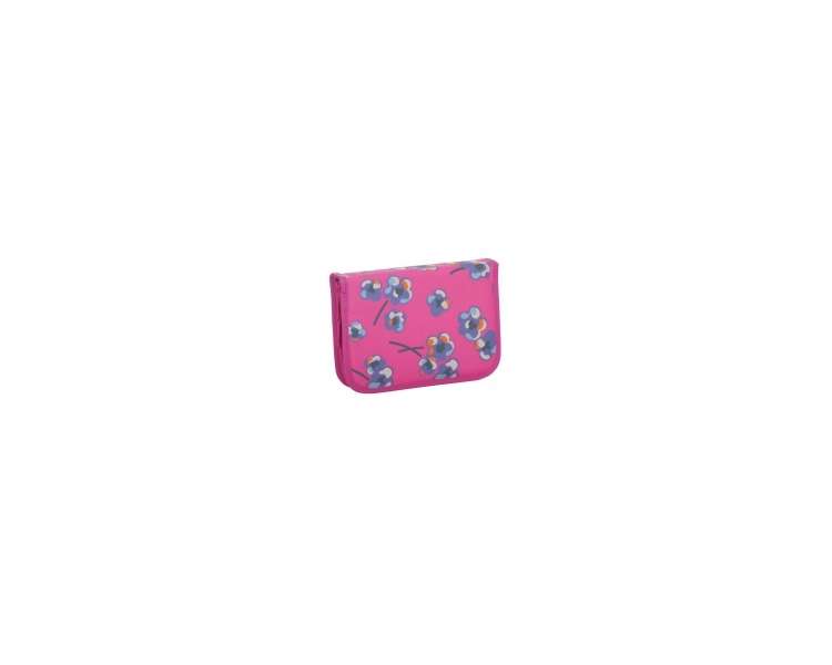 Ticket to Heaven - Big pencil case with content - Neon pink flower (10058-3150-004)