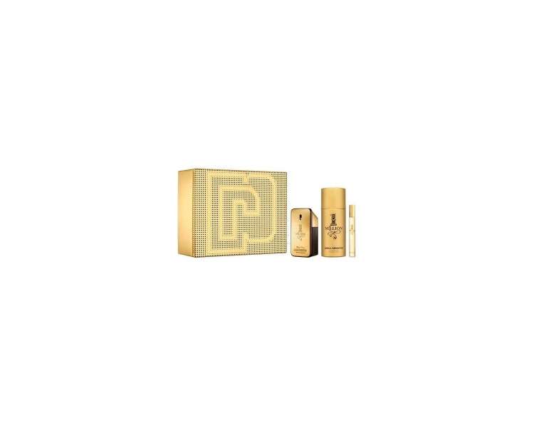 Paco Rabanne - 1 Million EDT 50 ml + Deodorant Spray 150 ml + Edt 10 ml - Gift Set