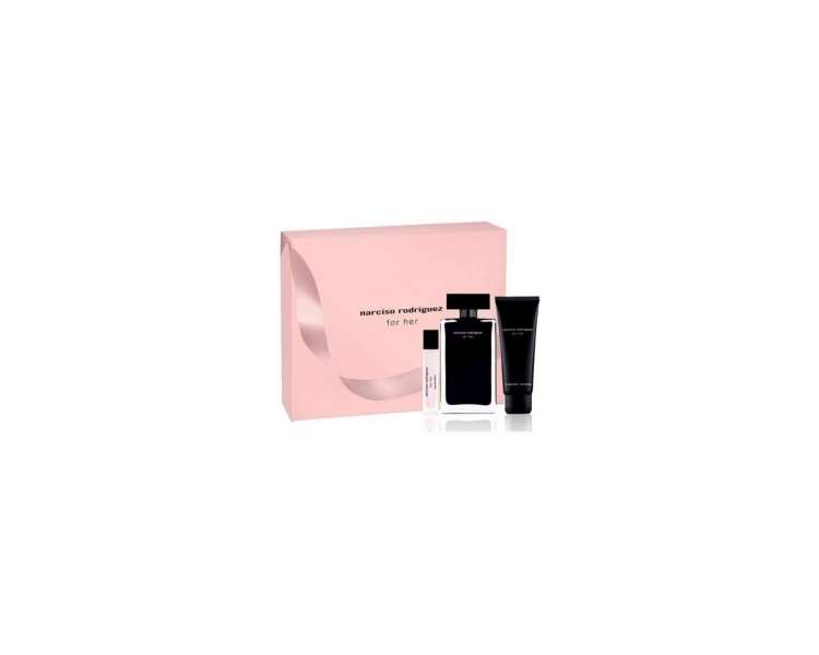 Narciso Rodrigues - For Her EDT 100 ml + Bodylotion 75 ml + EDT 10 ml - Giftset