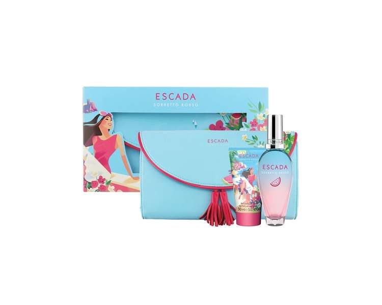 Escada - Sorbetto Rosso EDT 50 ml + Bodylotion 50 ml - Giftset