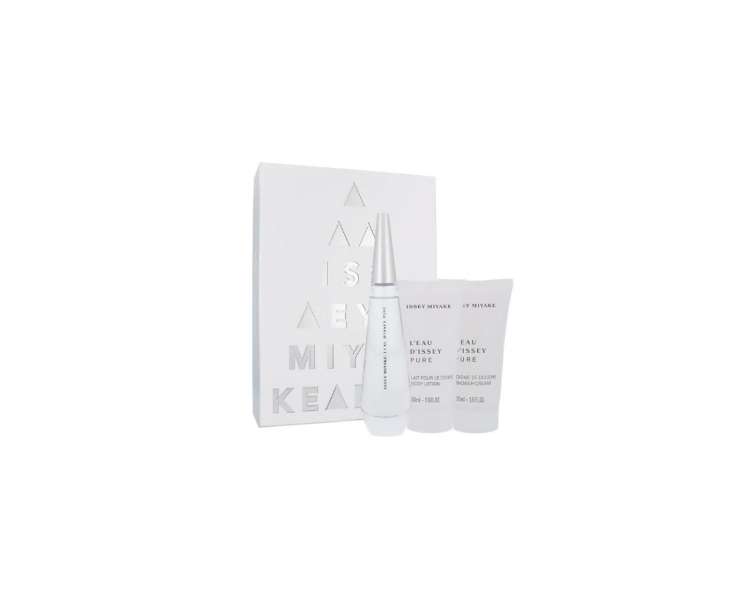 Issey Miyake - L´Eau D´Issey Pure EDP 50 ml + Bodylotion 50 ml + Shower Cream 50 ml - Giftset