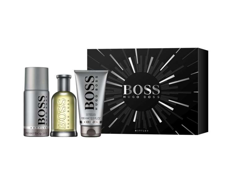 Hugo Boss - Boss Bottled EDT 100 ml + Deo Spray 150 ml + Shower Gel 100 ml - Giftset