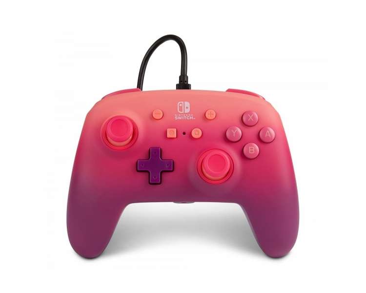 PowerA Nintendo Switch Enh Wired Controller - Fuchsia Fantasy