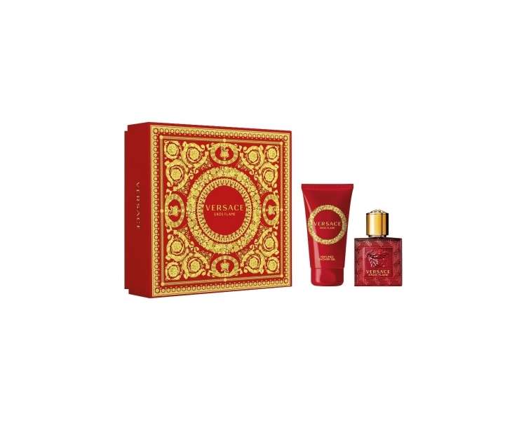 Versace - Eros Flame Homme EDP 30 ml + Showergel 50 ml - Giftset