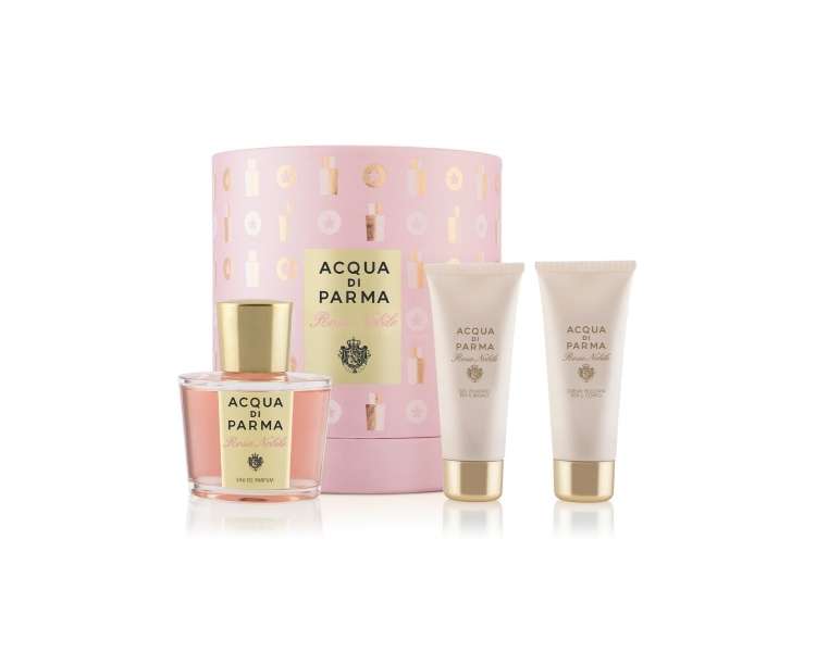 Acqua di Parma - Rosa Nobile EDP 100 ml + Shower Gel 75 ml + Body Cream 75 ml - Giftset