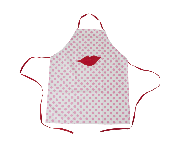 Rice - Kids Cotton Apron - Kiss Print