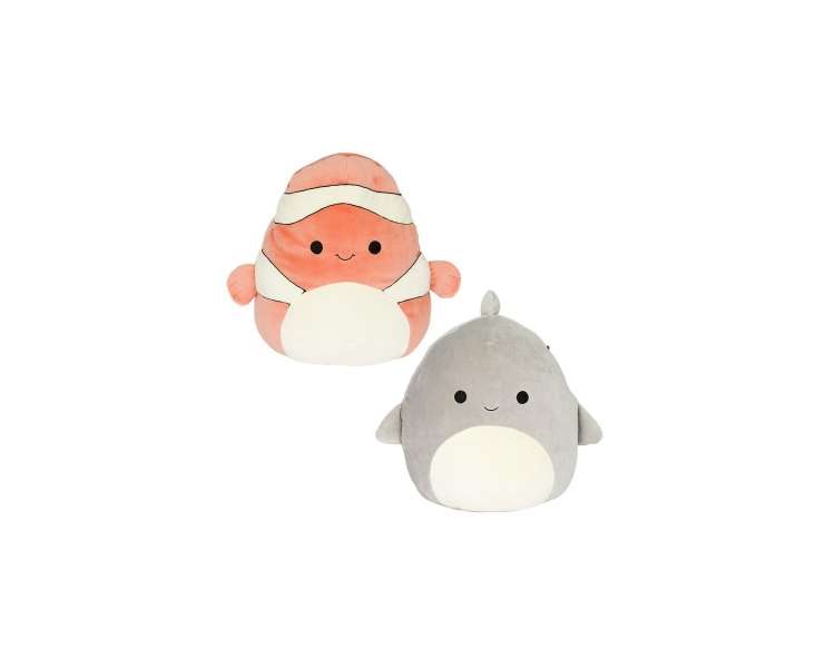 Squishmallows - Flip A Mallow 13 cm - Clownfish & Shark