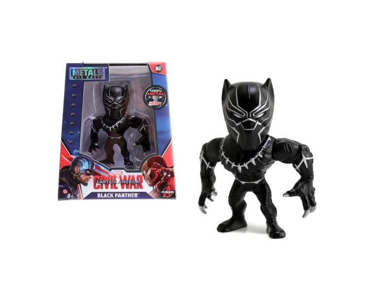 Marvel Captain America: Civil War 4 inch Diecast Metal Action Figure - Black Panther