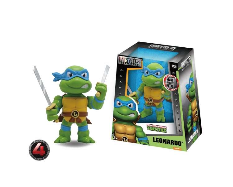 TMNT 4 Inch Metals Die-Cast Figure - Leonardo