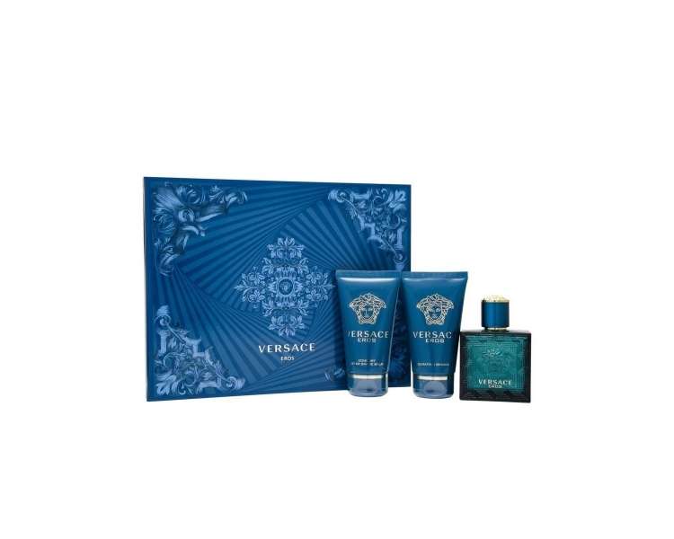 Versace - Eros - 50 ml Edt + 50 ml Shower gel + 50 ml AS balm - Giftset