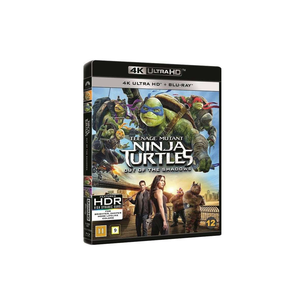 Teenage Mutant Ninja Turtles: Out of the Shadows 4K Blu-ray (4K