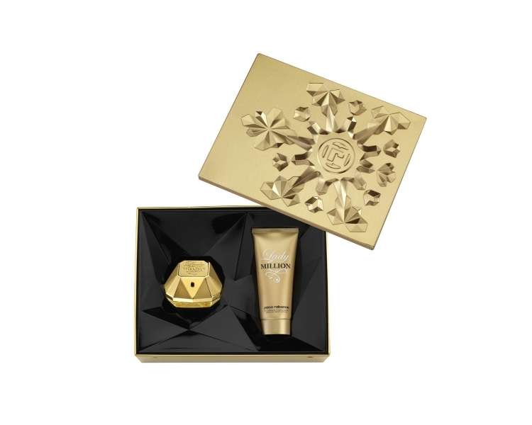 Paco Rabanne - Lady Million EDP 50 ml + Body lotion 75 ml - Giftset