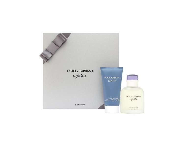 Dolce & Gabbana - Light Blue Pour Homme EDT 75 ml + Aftershave Balm 75 ml - Giftset