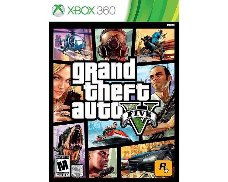 Grand Theft Auto V (GTA 5) (Platinum Hits) (Import), Juego para Consola Microsoft XBOX 360