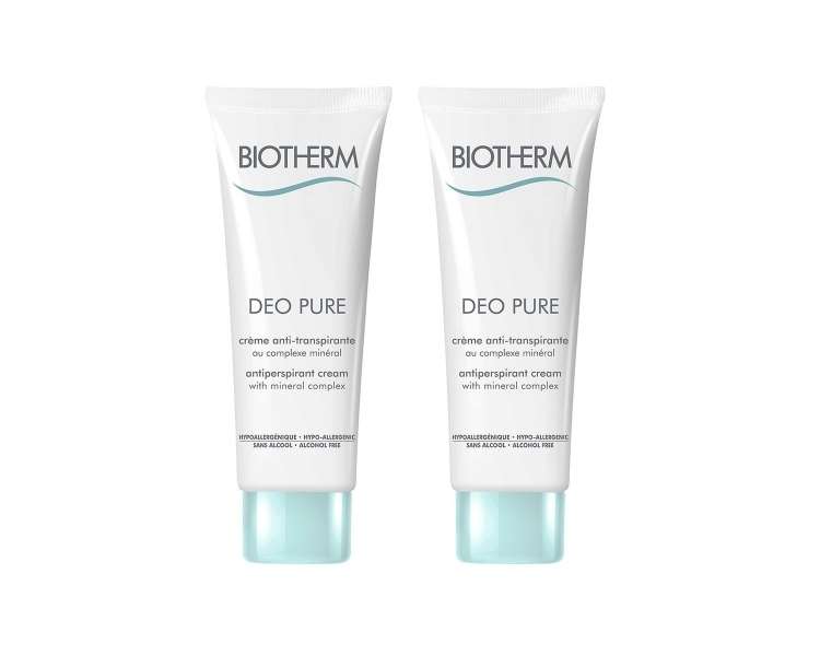 Biotherm - 2x Pure Deo Creme 75 ml