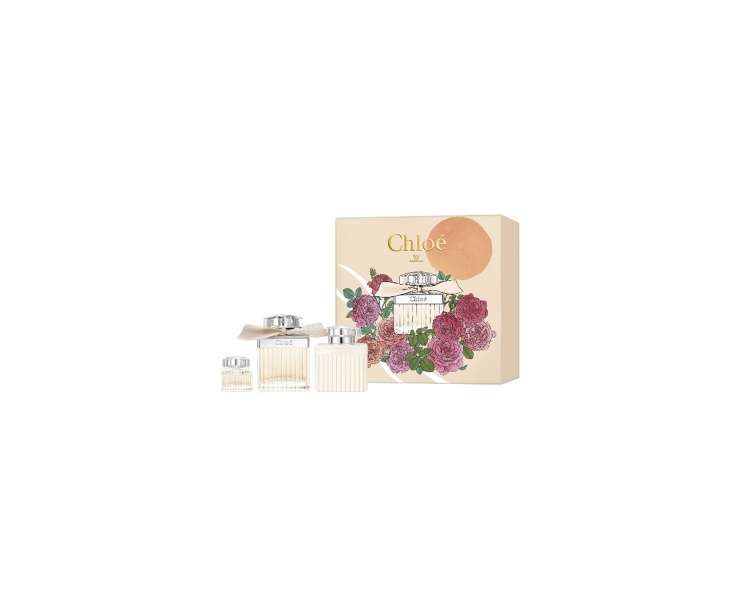 Chloé - Signature EDP 75 ml + EDP 5 ml + Body Lotion 100 ml - Giftset