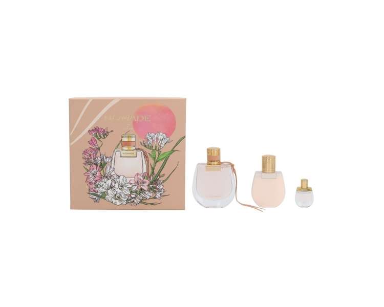 Chloé - Nomade EDP 75 ml + EDP 5 ml + Body Lotion 100 ml - Giftset