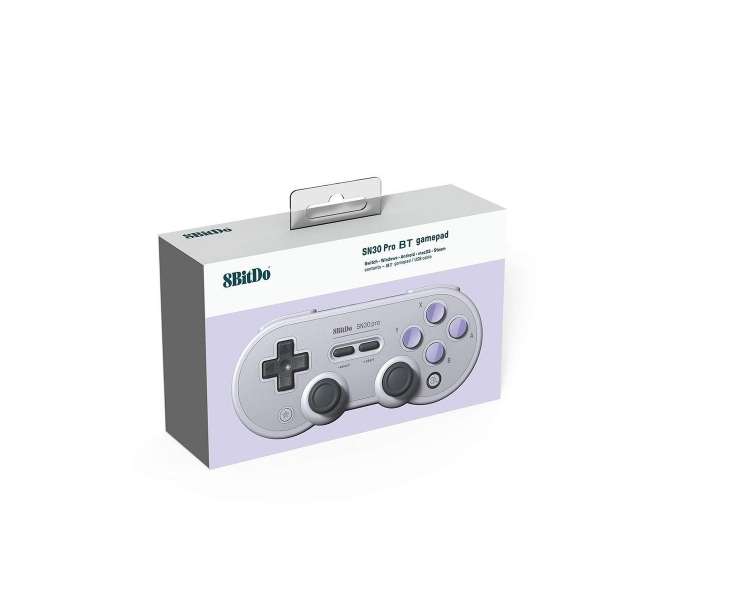 Retro 8BitDo SN30 Pro Classic Bluetooth Controller (Grey)