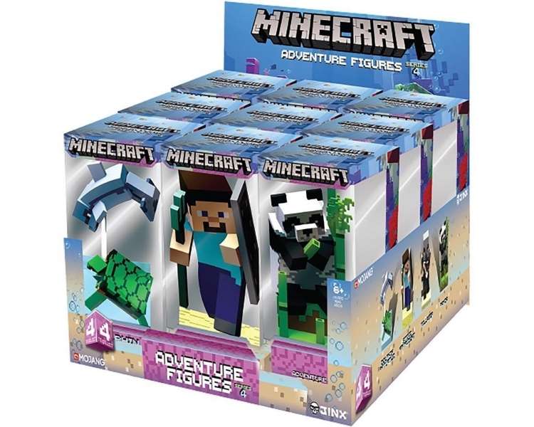 MINECRAFT ADVENTURE FIGURES SERIES 4 ASS, MULTICOLOR (10543)