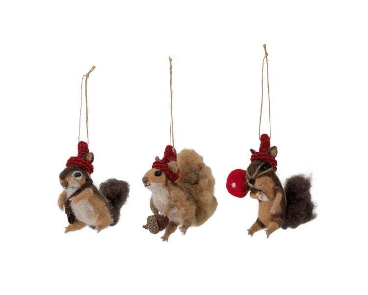 Bloomingville - 3 Chipo Christmas Ornaments (82056281)