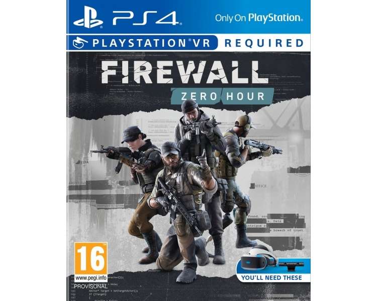 Firewall Zero Hour (VR), Juego para Consola Sony PlayStation 4 , PS4