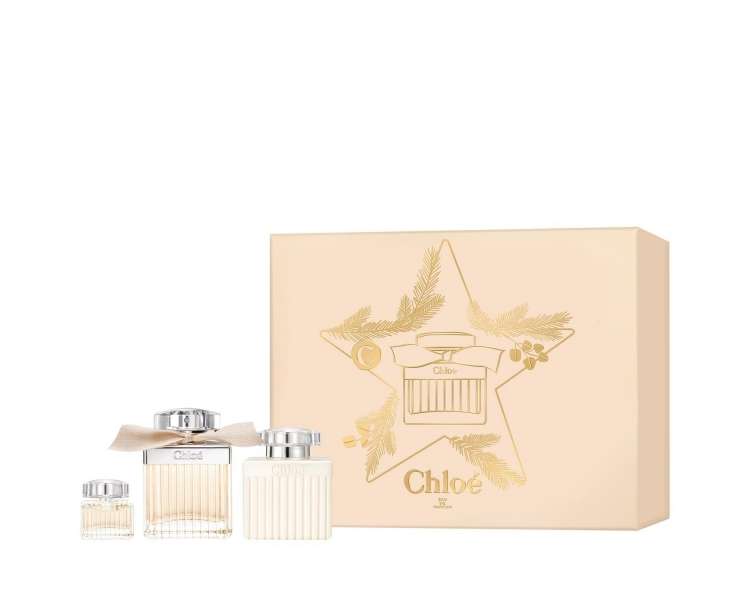 Chloé - Signature EDP 75 ml + EDP 5 ml + Body Lotion 100 ml - Giftset