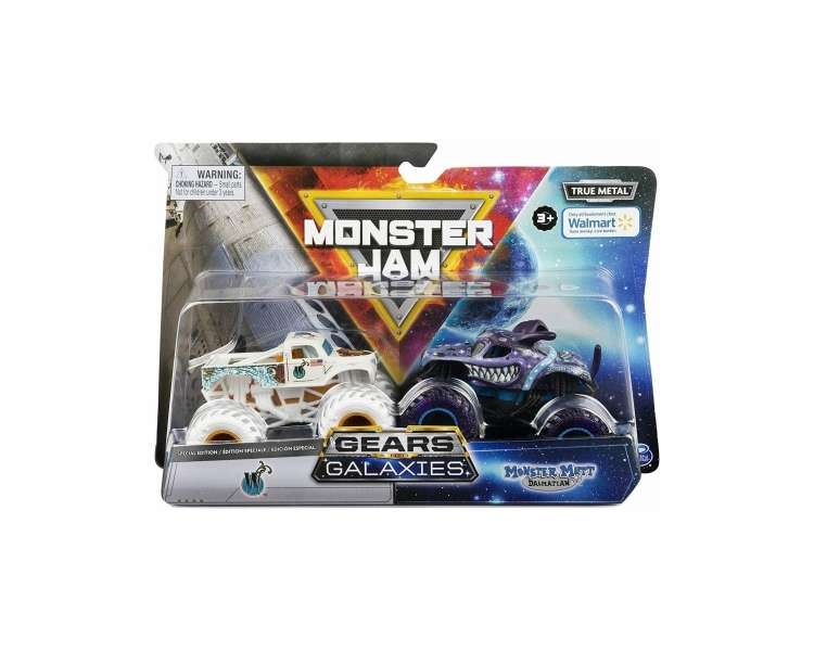 Monster Jam - 1:64 Gears & Galaxies 2-pack - W & Monster Mutt