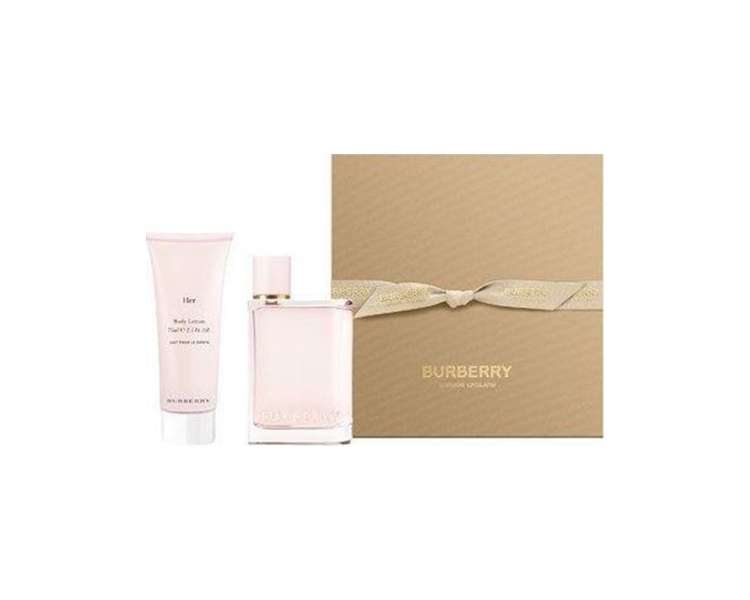 Burberry - Her EDP 50 ml + Body Lotion 75 ml - Giftset