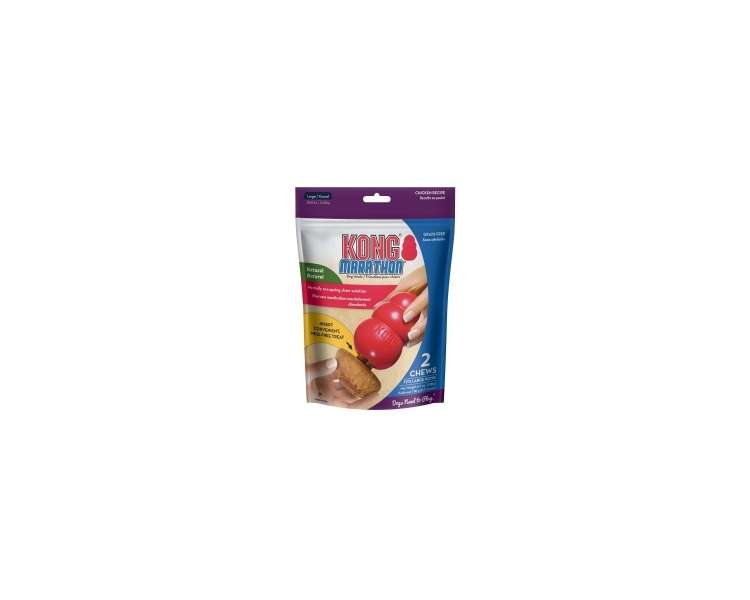 KONG - MARATHON 2-PACK CHICKEN LARGE 7.6x6.4cm - (634.6884)