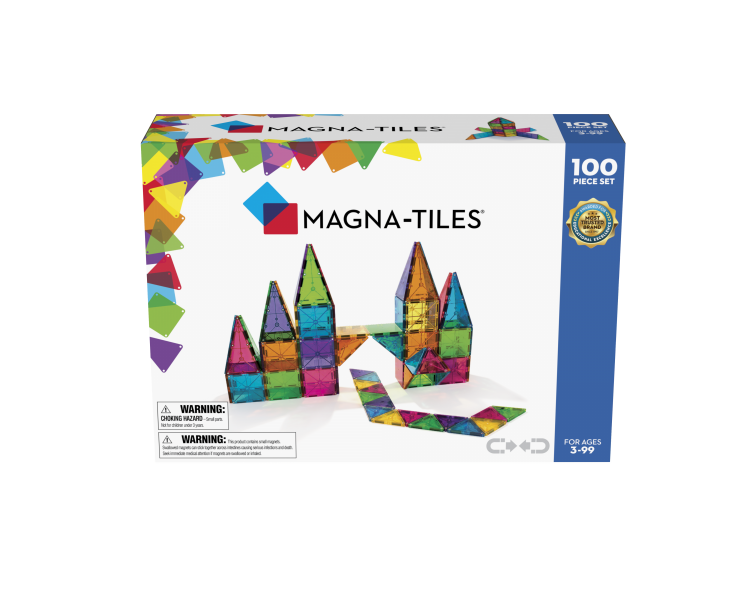 Magna-Tiles - Clear Colours 100 pcs - (90209)