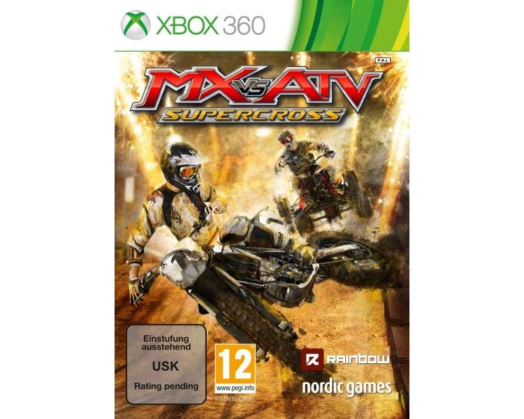 MX Vs ATV: Supercross, Juego para Consola Microsoft XBOX 360