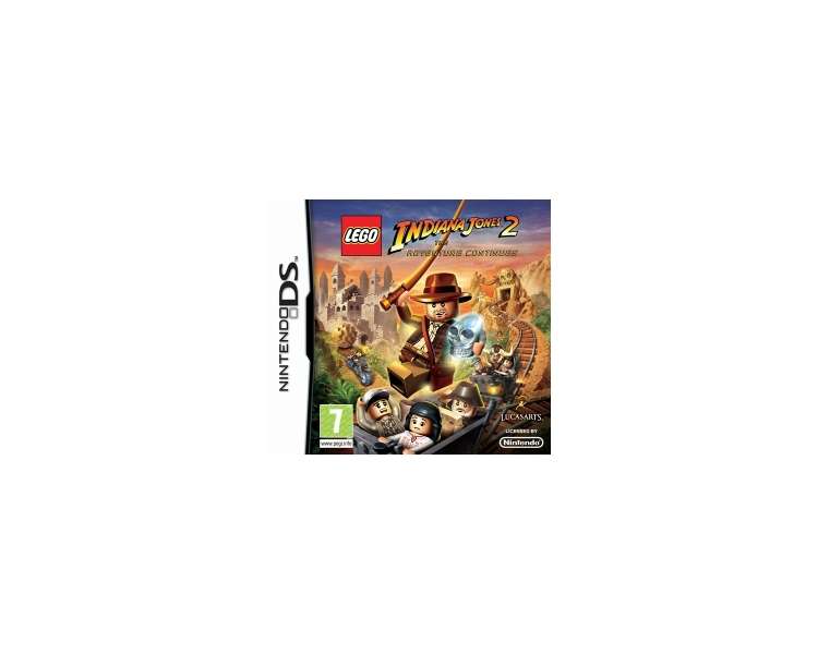 LEGO Indiana Jones 2: The Adventure Continues , Juego para Nintendo DS