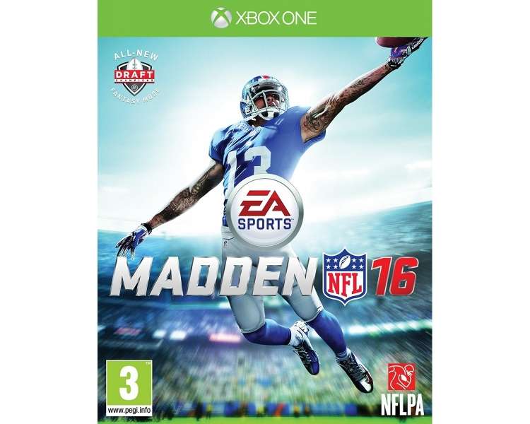 Madden NFL 16, Juego para Consola Microsoft XBOX One [ PAL ESPAÑA ]