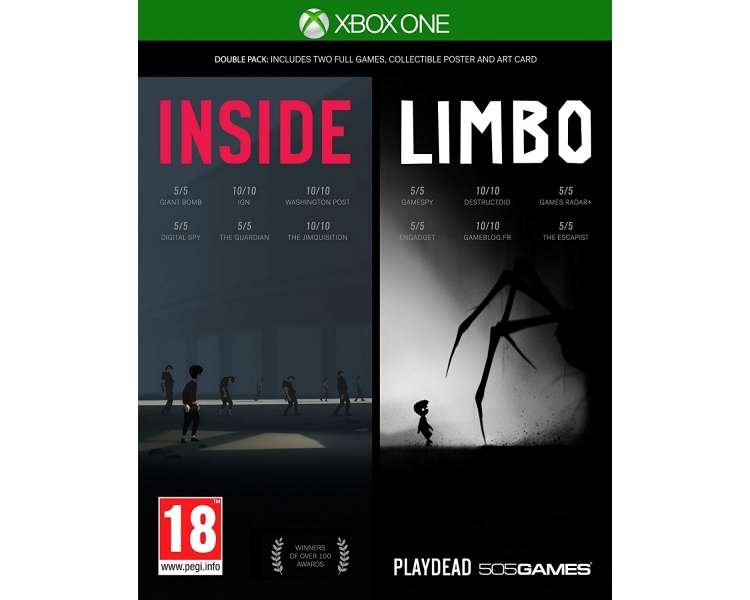 Inside-Limbo Double Pack, Juego para Consola Microsoft XBOX One