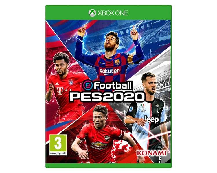 eFootball PES 2020 (Pro evo 2020), Juego para Consola Microsoft XBOX One