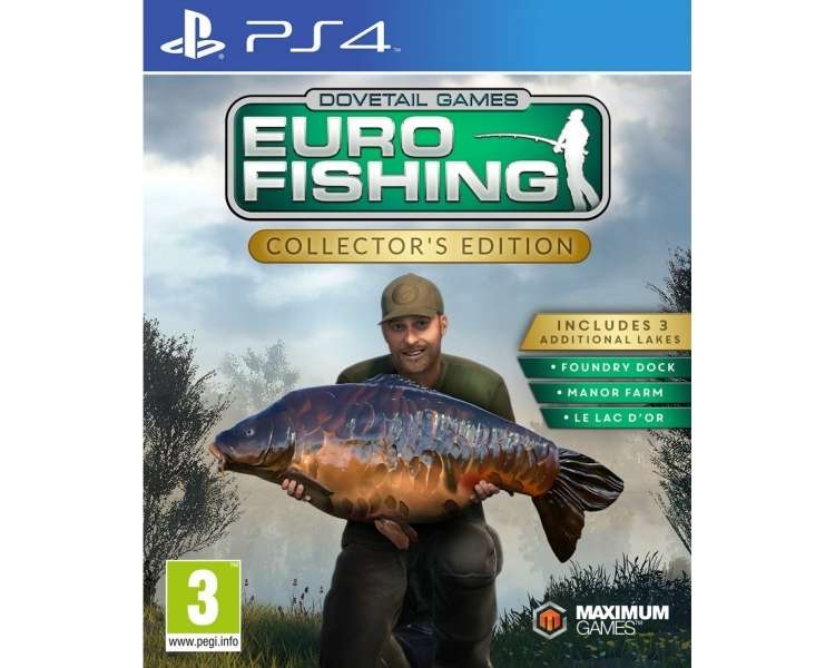 Euro Fishing (Collector's Edition), Juego para Consola Sony PlayStation 4 , PS4