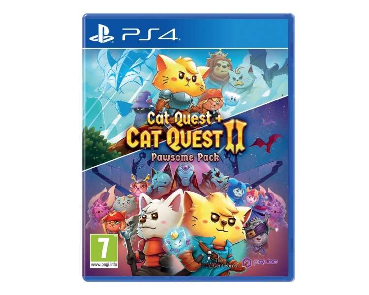 Cat Quest + Cat Quest II: Pawsome Pack Juego para Consola Sony PlayStation 4 , PS4, PAL ESPAÑA
