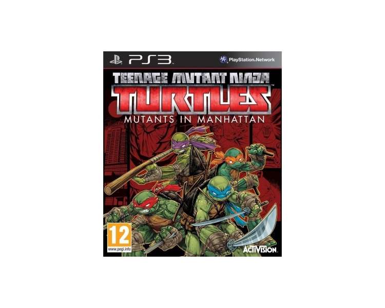 Teenage Mutant Ninja Turtles: Mutants in Manhattan , Juego para Consola Sony PlayStation 3 PS3