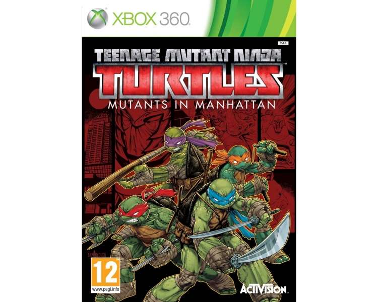 Xbox 360 teenage shop mutant ninja turtles