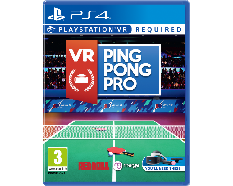 Ping Pong Pro (VR), Juego para Consola Sony PlayStation 4 , PS4