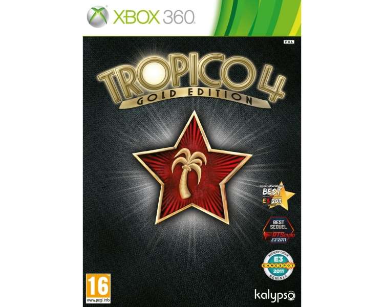 Tropico 4, Gold Edition, Juego para Consola Microsoft XBOX 360