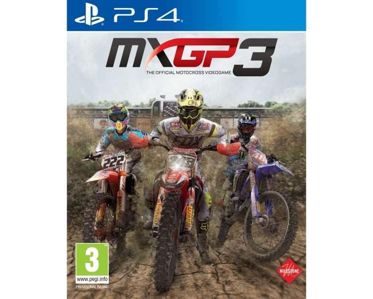 MXGP 3: The Official Motocross Videogame, Juego para Consola Sony PlayStation 4 , PS4