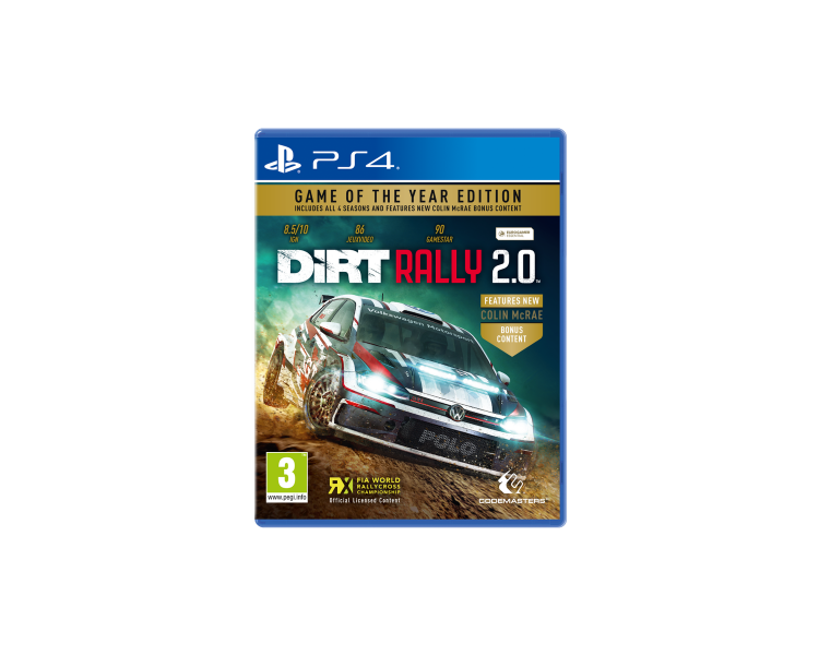 DiRT Rally 2.0 (Game of the Year Edition), Juego para Consola Sony PlayStation 4 , PS4