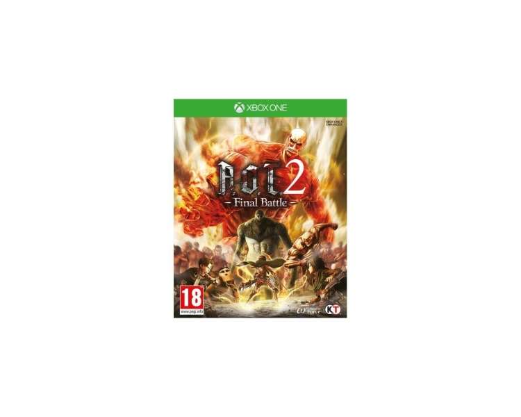 Attack on Titan 2 (A.O.T. 2) Final Battle, Juego para Consola Microsoft XBOX One