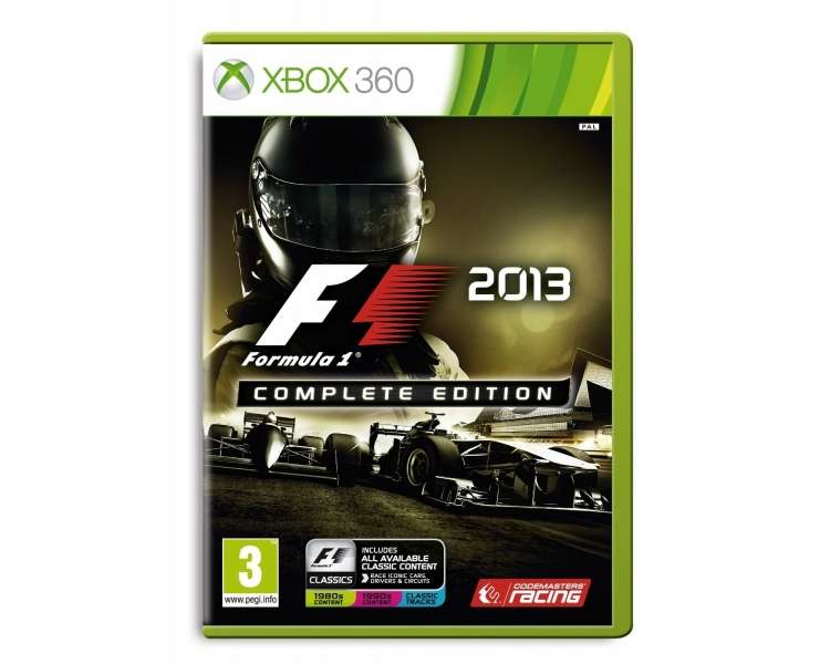 F1 2013, Complete Edition, Juego para Consola Microsoft XBOX 360