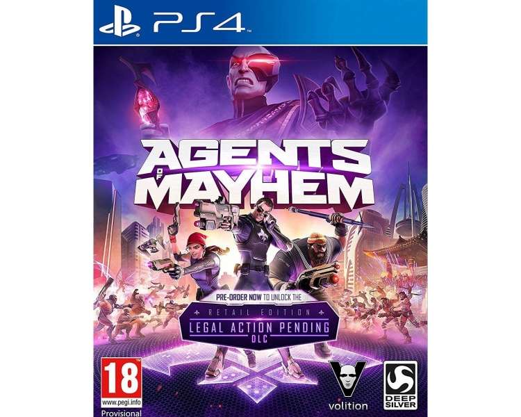 Agents of Mayhem Retail Edition, Juego para Consola Sony PlayStation 4 , PS4