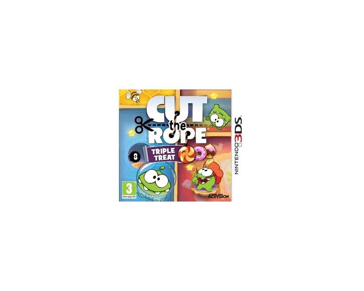 Cut the Rope, Triple Threat, Juego para Nintendo 3DS