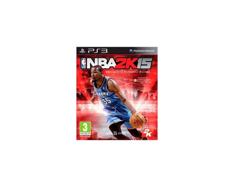 NBA 2K15, Juego para Consola Sony PlayStation 3 PS3
