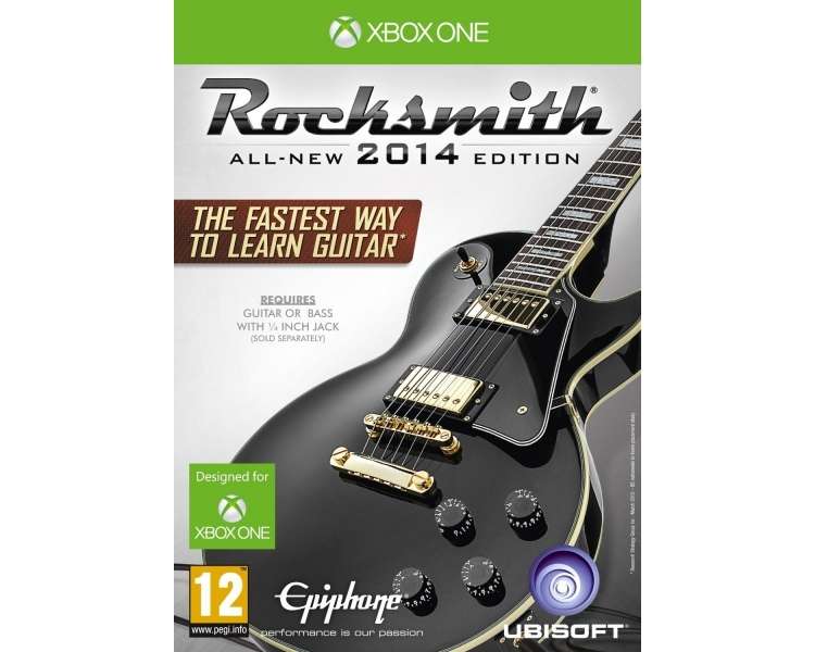 Rocksmith 2014 Edition, Cable Bundle, Juego para Consola Microsoft XBOX One